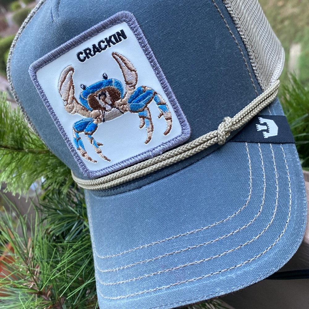SOLD SOLD The Farm Goodrin Bros (Rare) Mens Crackin Trucker hat - Picture 9 of 10